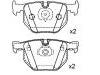 剎車片 Brake Pad Set:34 21 6 761 285