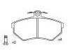 剎車片 Brake Pad Set:357 698 151 B